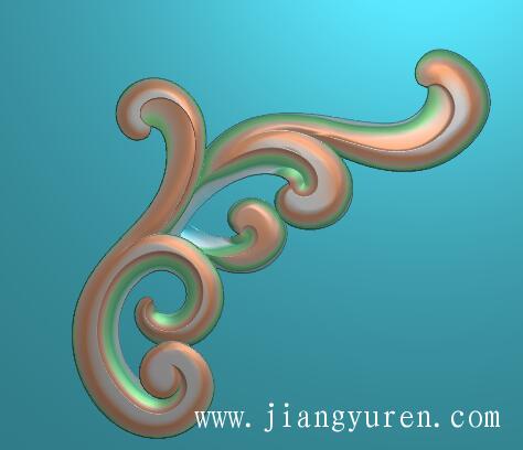 古建垭口浮雕角花jdp精雕图JH269