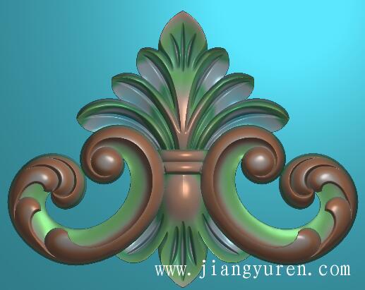 浮雕对称三角花jdp图