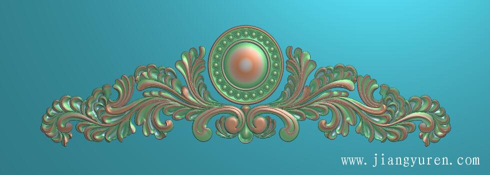 欧式西洋花木门雕花电脑雕刻浮雕图