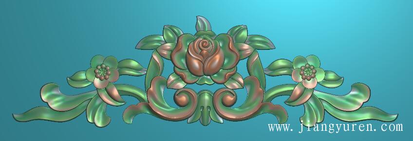 对称三角花浮雕jdp源文件