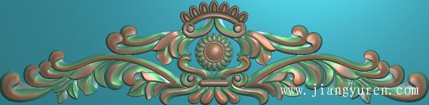 欧式三角贴花电脑雕刻图SH055