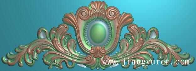 三角洋花电脑雕刻设计图源文件SH059