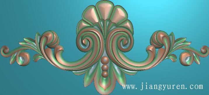 精品三角花电脑雕刻图SH063