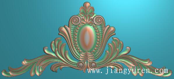 浮雕三角花jdp电脑雕刻图SH064