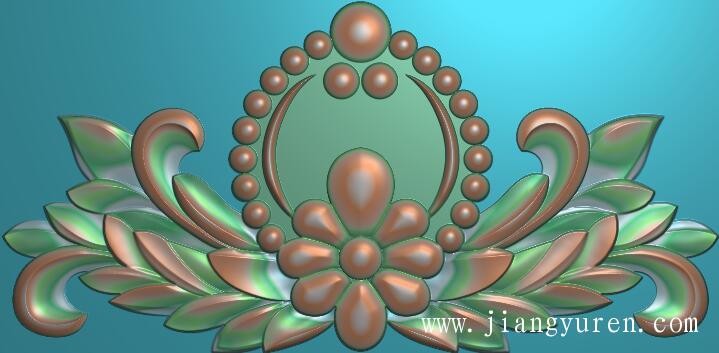 木雕石雕洋花浮雕电脑雕刻图SH068