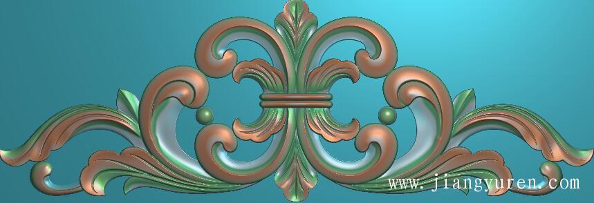 精品常用三角浮雕洋花jdp雕刻图SH069