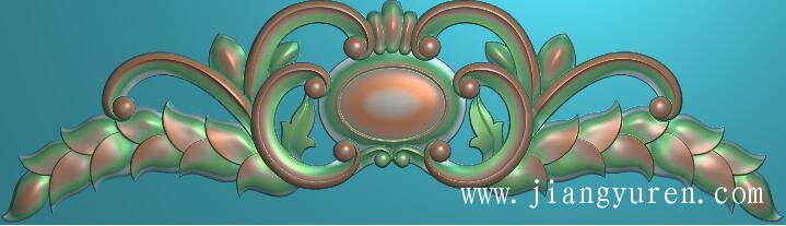 牡丹竹笋角洋花贴图素材SH083