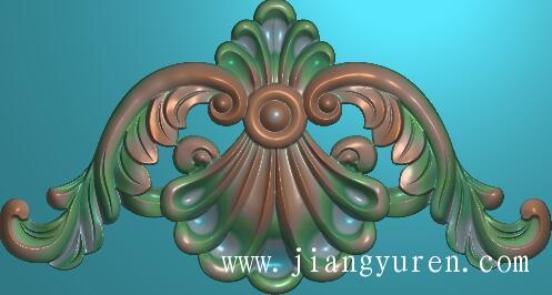 三角欧式洋花jdp浮雕图SH086