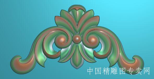 石雕木雕角花浮雕图雕刻素材SH172