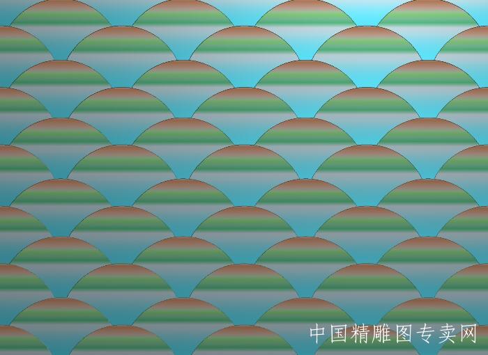鱼鳞鼓jdp浮雕图雕刻素材图T133