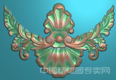 欧式洋花卷草JDP木门长条精雕浮雕图C242.jpg