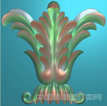 欧式门花精雕图洋花门头柱头柱脚浮雕素材C447.jpg