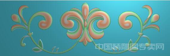 横版三角洋花浮雕精雕图JDP外墙杨花贴花C529.jpg