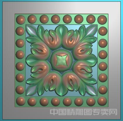 方形欧式洋花精雕图JDP方块简约杨花FH091.jpg