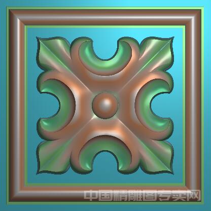 正方形罗马柱头柱脚洋花精雕图JDP浮雕贴花FH104.jpg