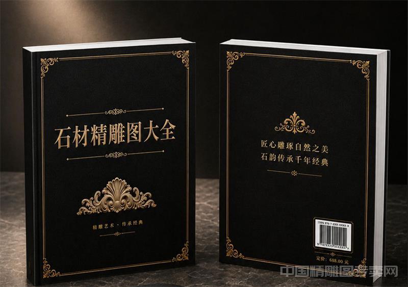 石材精雕图大全书册1本